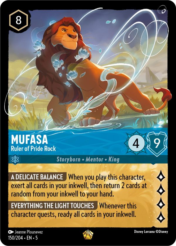 Mufasa - Ruler of Pride Rock (150 204) [Shimmering Skies] Hot on Sale