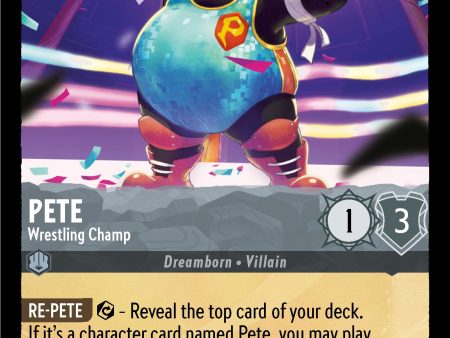 Pete - Wrestling Champ (187 204) [Shimmering Skies] Sale