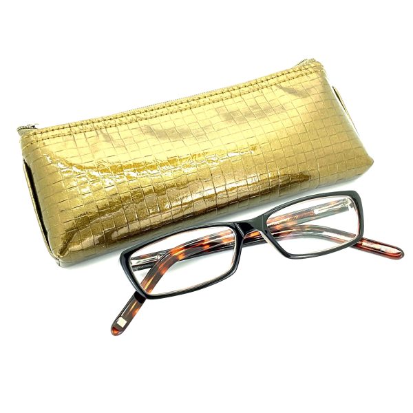 Cinzia Insight Reading Glasses with Case in Two Colors For Sale