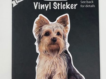 Pet Vinyl Sticker Yorkie Online