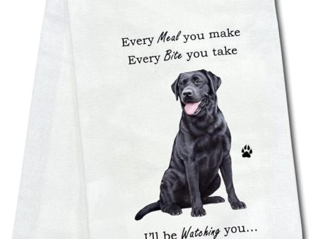 Pet Kitchen Towel Black Labrador Online Hot Sale