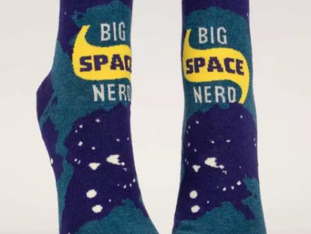 BlueQ Women Ankle Socks Big Space Nerd Supply