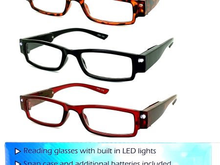 Lighted Reading Glasses With Lights On Them on Sale