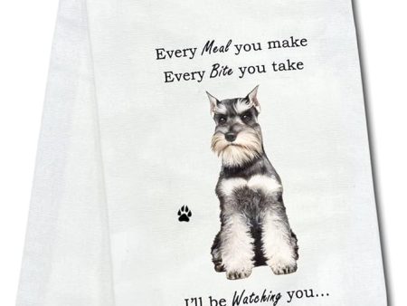 Pet Kitchen Towel Cropped Schnauzer Discount