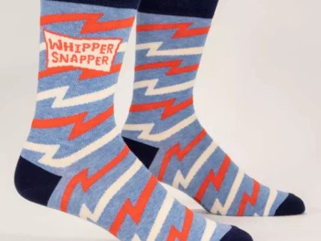 BlueQ Men Crew Socks Whipper Snapper Online now