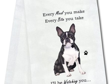 Pet Kitchen Towel Boston Terrier Online