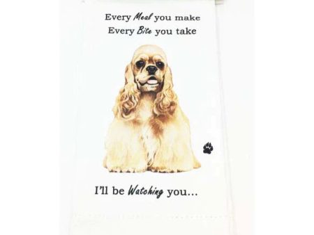 Pet Kitchen Towel Cocker Spaniel Online Hot Sale