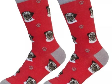 Pug Sock Daddy Socks One Size Fits Most Fashion