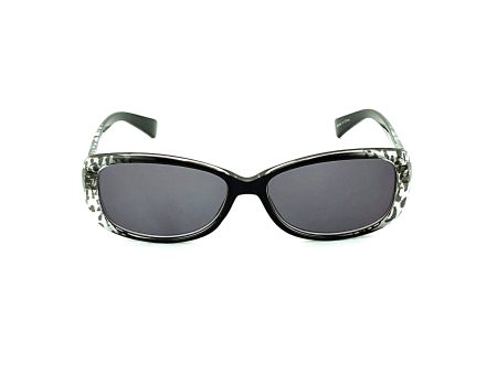 Snaps Leopard Print Oval Frame Fully Magnified Reading Sunglasses Up To +4.00 Hot on Sale