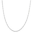 1.25mm Sterling Silver, Beaded Box Chain Necklace Online Hot Sale