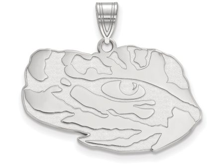 Sterling Silver Louisiana State Large Mascot Pendant Fashion