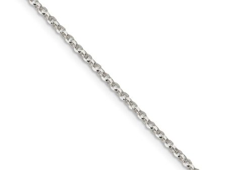 2mm Sterling Silver D C Solid Open Cable Chain Necklace Online Hot Sale