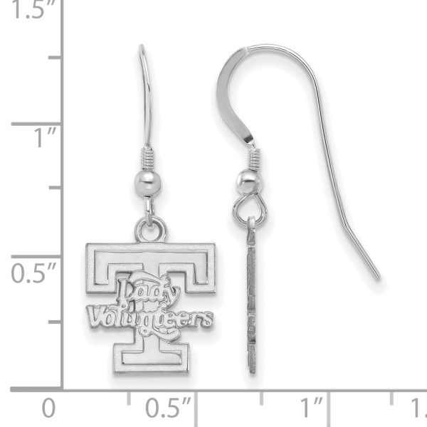 Sterling Silver University of Tennessee Small Dangle Earrings Hot on Sale