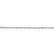 1.7mm, 14k White Gold, Singapore Chain Anklet or Bracelet Online