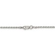 Sterling Silver 1.75mm Diamond-cut Solid Rope Chain Anklet Supply