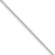 1.1mm, Sterling Silver, Solid Box Chain Necklace Hot on Sale