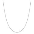 1.1mm Sterling Silver Flat Cable Chain Necklace Fashion