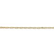 1.7mm, 14k Yellow Gold, Singapore Chain Bracelet Cheap