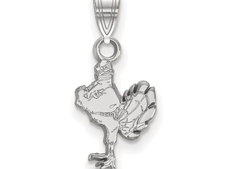 14k White Gold Virginia Tech Small Mascot Logo Pendant Fashion