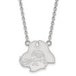 Sterling Silver East Carolina U Large Mascot Pendant Necklace Online Hot Sale