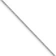 1.2mm, 14k White Gold, Twisted Box Chain Necklace Cheap