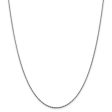 1.5mm Rhodium Plated Sterling Silver Solid D C Rope Chain Necklace Cheap