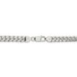 Men s 7.25mm Sterling Silver Solid D C Domed Curb Chain Necklace For Sale