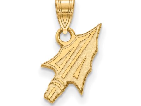 10k Yellow Gold Florida State Small Arrowhead Pendant Discount