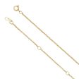 10k Yellow, White or Rose Gold 1mm Solid Cable Chain Necklace, 16-18in Online