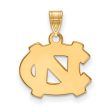 14k Yellow Gold North Carolina Small  NC  Pendant For Cheap