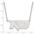 Sterling Silver North Dakota Large Logo Pendant Necklace Supply