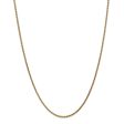 1.8mm, 14k Yellow Gold Diamond Cut Solid Spiga Chain Necklace Hot on Sale