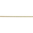 1.5mm 14k Yellow Gold Diamond Cut Solid Rope Chain Bracelet on Sale