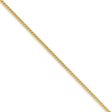 1mm, 14k Yellow Gold, Solid Spiga Chain Necklace Discount