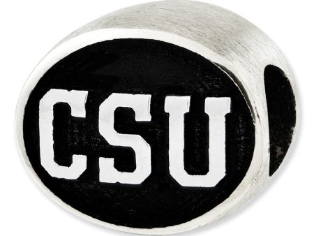 Sterling Silver & Enamel Colorado State University Collegiate Bead Hot on Sale