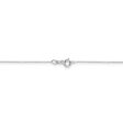 0.6mm, 14k White Gold, Diamond Cut Solid Cable Chain Necklace Online