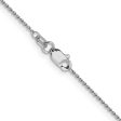 0.9mm 14k White Gold Solid Diamond Cut Cable Chain Necklace Online now