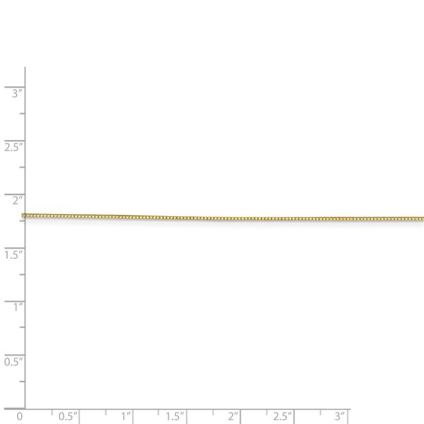 0.7mm, 10k Yellow Gold, Box Chain Necklace Sale