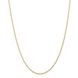 1.3mm, 14k Yellow Gold, Diamond Cut Rope Chain Necklace Online