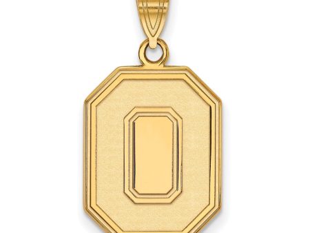 14k Yellow Gold Ohio State Large  O  Pendant on Sale