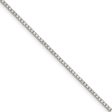 1.5mm Sterling Silver, Box Chain Necklace Discount