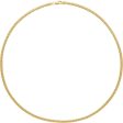 14k Yellow Gold 3.25mm Solid Miami Cuban (Curb) Chain Necklace on Sale