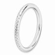 2.25mm Stackable Sterling Silver Cable Band Fashion