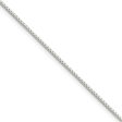 1mm Sterling Silver, Mirror Box Chain Necklace on Sale