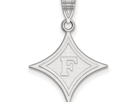 14k White Gold Furman U Large Rhombus Pendant Sale