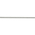 1.7mm, Sterling Silver Diamond Cut Solid Rope Chain Bracelet For Sale