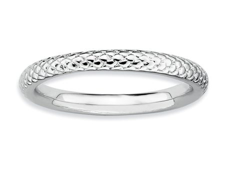 2.25mm Stackable Sterling Silver Cable Band Fashion