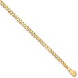 2.75mm 14k Yellow Gold Hollow Curb Chain Necklace Supply