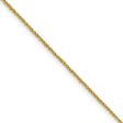 1mm 14k Yellow Gold Diamond Cut Fancy Singapore Chain Necklace Hot on Sale