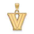 10k Yellow Gold Villanova U. Small Logo Pendant For Cheap